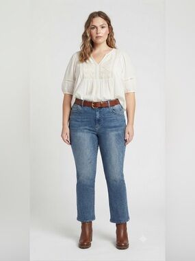 Classic Concepts Light Wash Boot Cut Blue Jeans